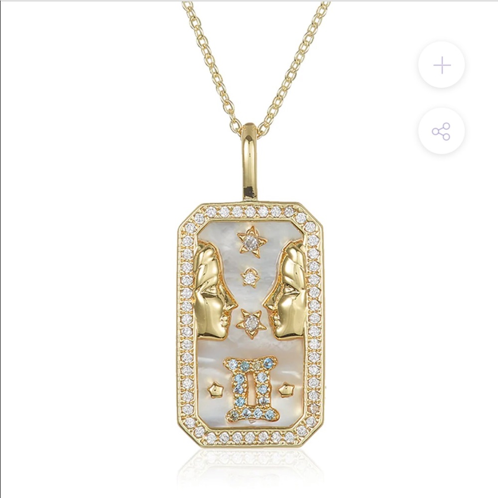 Melina Maria Gemini Zodiac Necklace